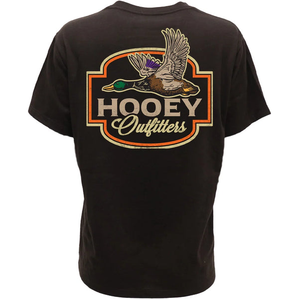 Flocked Shot T-Shirt - Dark Brown