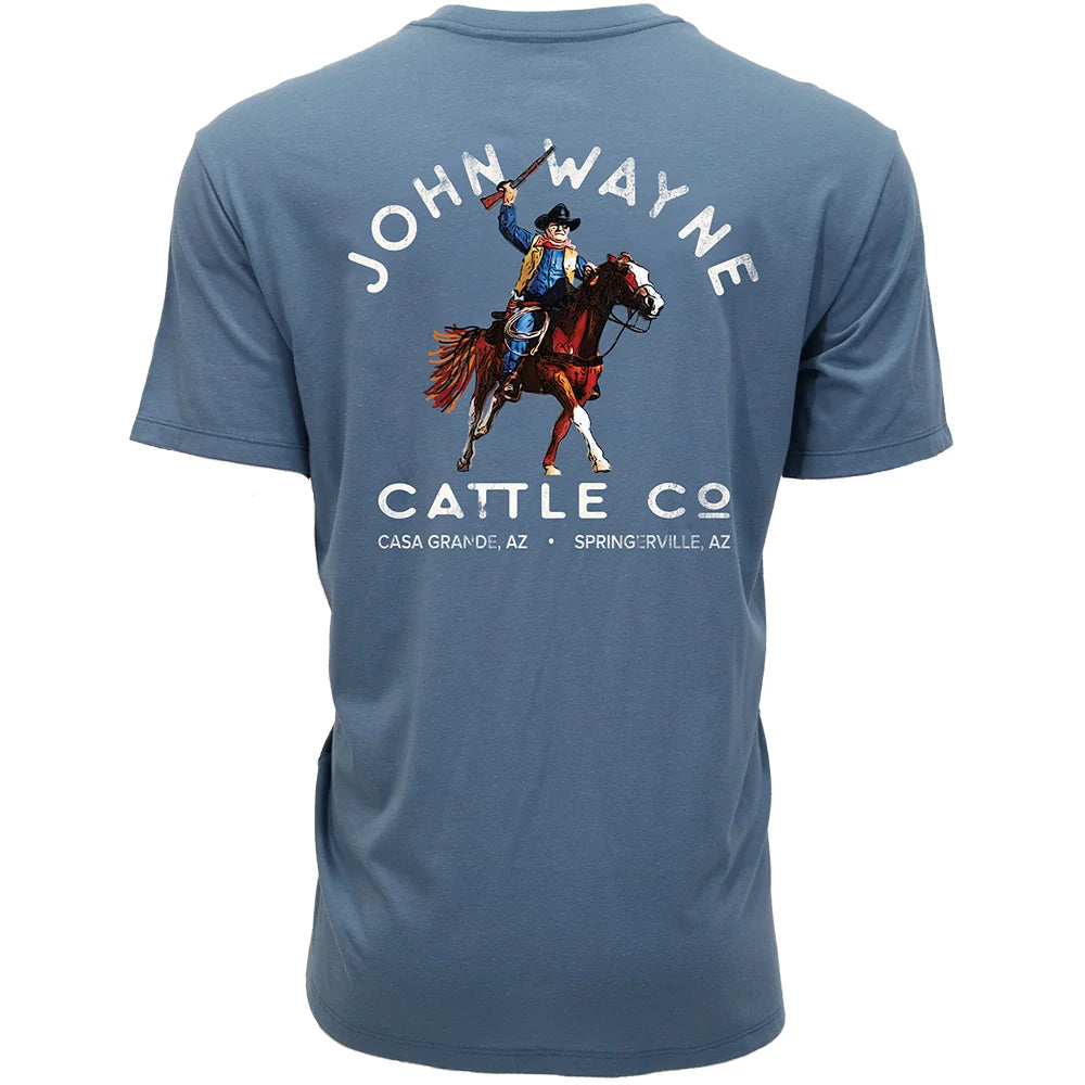 John Wayne Cattle Co. T-Shirt - Dark Denim