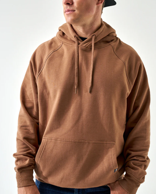 Fleece Hoodie - Heather Brown