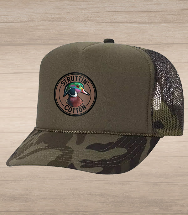 Wood Duck Cherish Foam Trucker - Loden/Camo