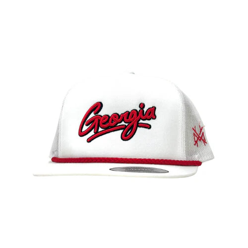 MHC Home State Trucker Hat Georgia - White/Rope
