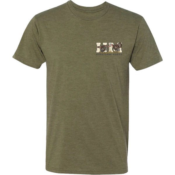 Spring Rivalry Tee - Heather Olive