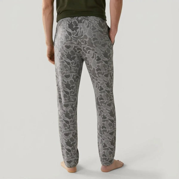 Savannah Lounge Pant - Retro Camo - Light Gray Camo