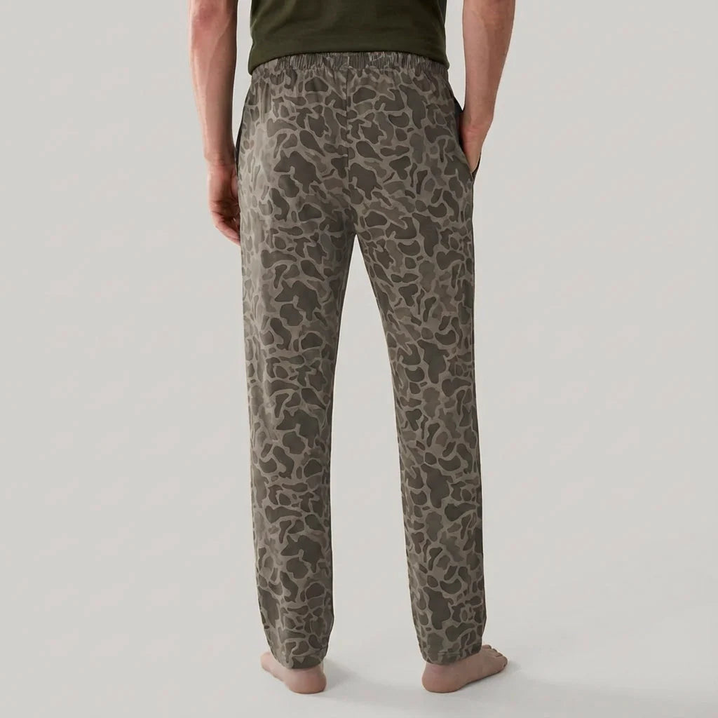 Savannah Lounge Pant - Retro Camo - Light Brown Camo