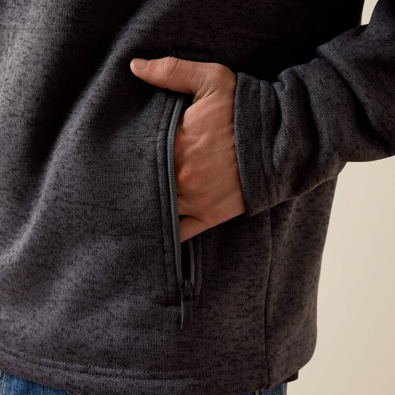 Caldwell 1/4 Zip Sweater - Iron Gate