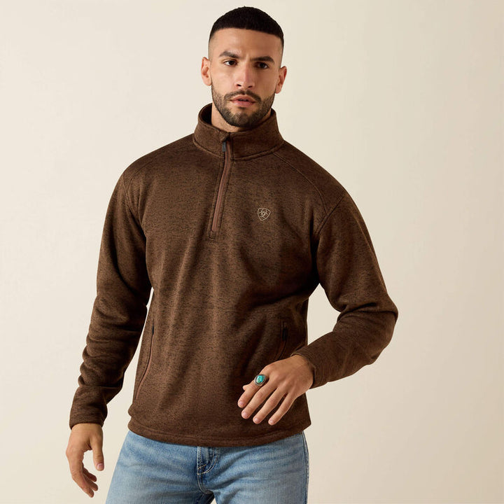 Caldwell 1/4 Zip Sweater -Carafe