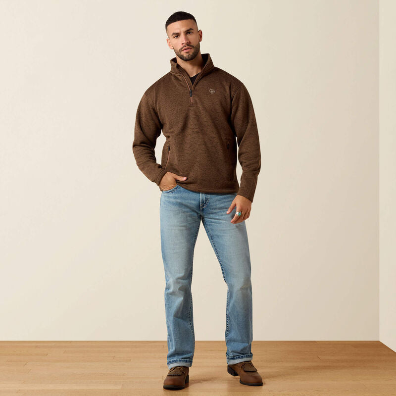 Caldwell 1/4 Zip Sweater -Carafe