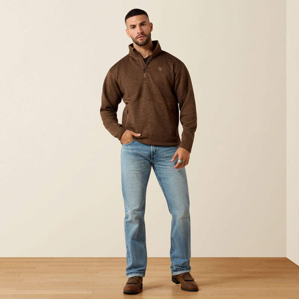 Caldwell 1/4 Zip Sweater -Carafe