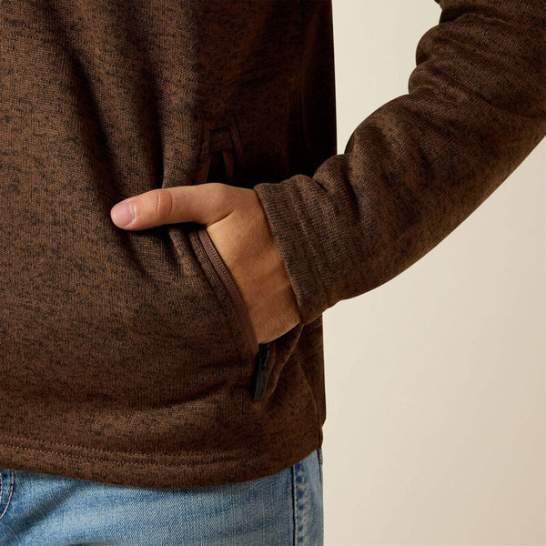 Caldwell 1/4 Zip Sweater -Carafe