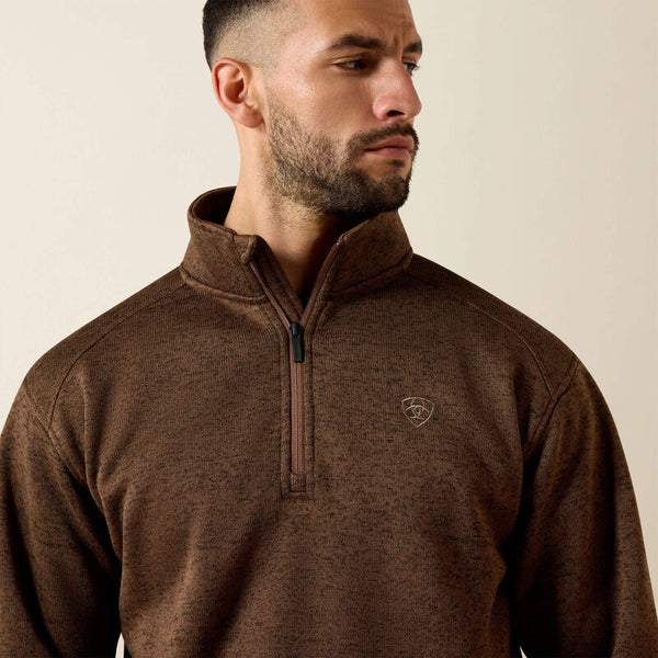 Caldwell 1/4 Zip Sweater -Carafe