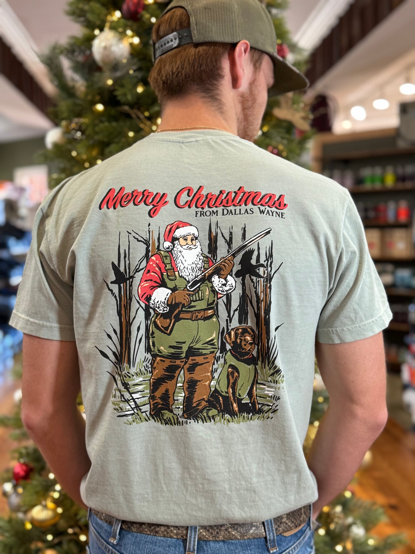 Merry Marshlands Pocket Tee - Bay