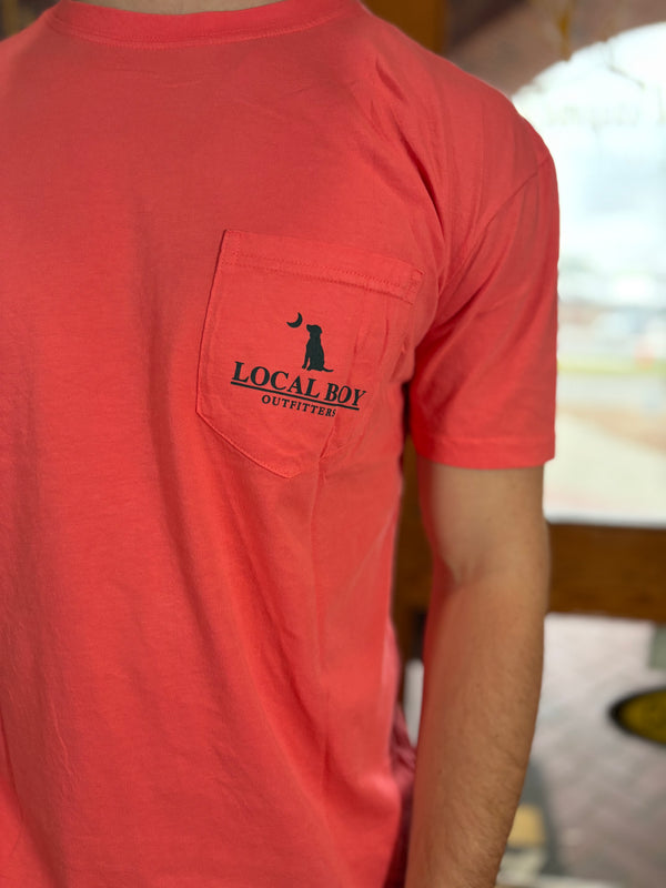 Mallard Arch Tee - Coral