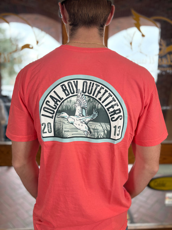 Mallard Arch Tee - Coral