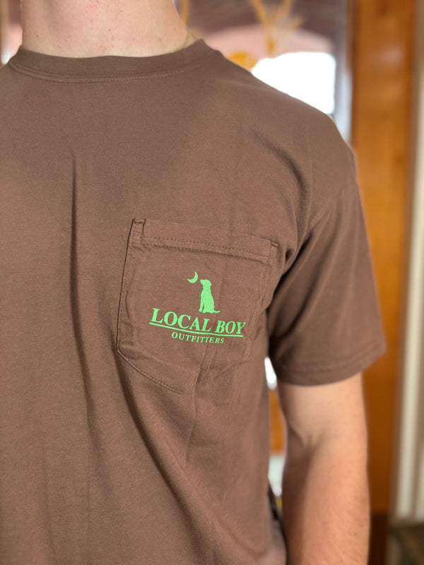 Neon Duck Latte Tee - Espresso