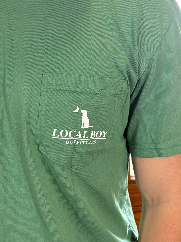 Text & Tail Tee - Light Green