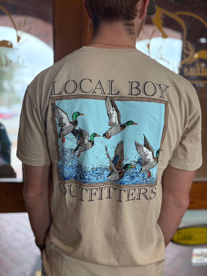 Mallard Flock Tee - Latte