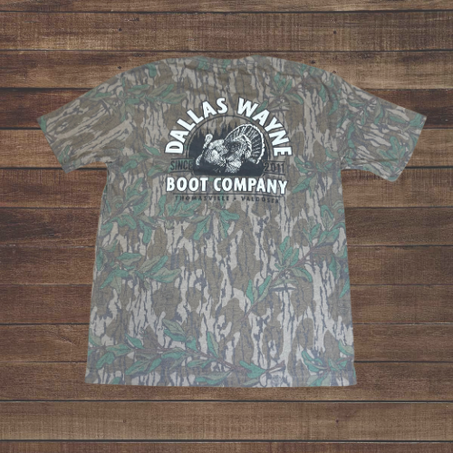 Dallas Wayne Camo Heritage Tee - Turkey - Mossy Oak Greenleaf