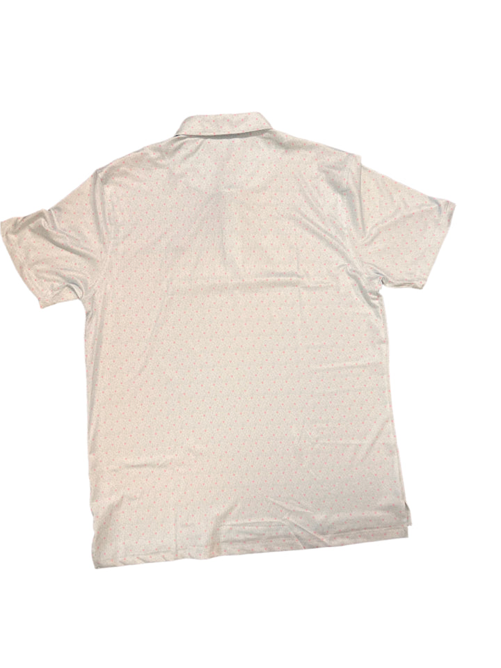 Mallard Performance Polo - Aqua/Pink