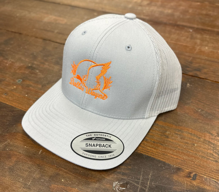 Dallas Wayne Logo Hat - Silver/Orange