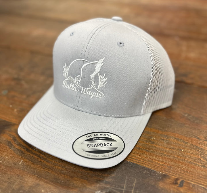Dallas Wayne Logo Hat - Silver/White
