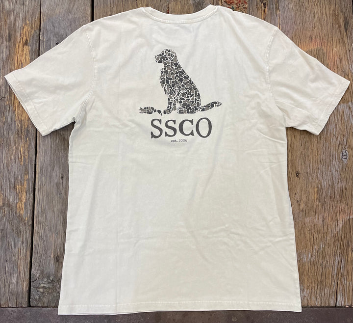 Retrieved Camo S/S Tee - Linen