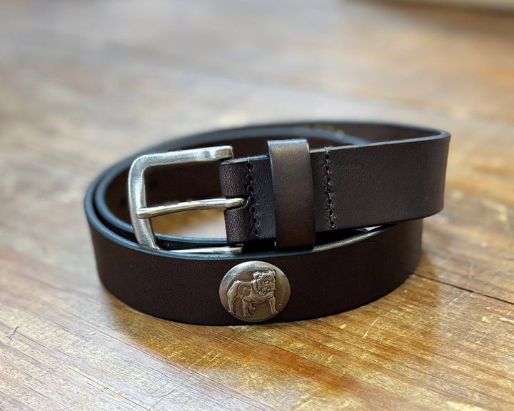 Kid's Standing Bulldog Concho Belt