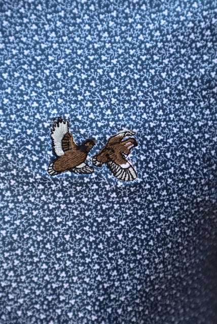 Performance Polo - Navy/White - Double Quail