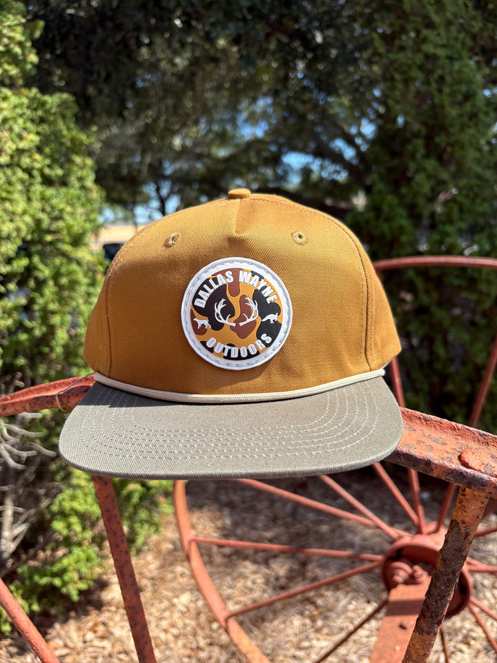 Outdoors PVC Circle Patch Hat - Old School Camo - Stuttgart