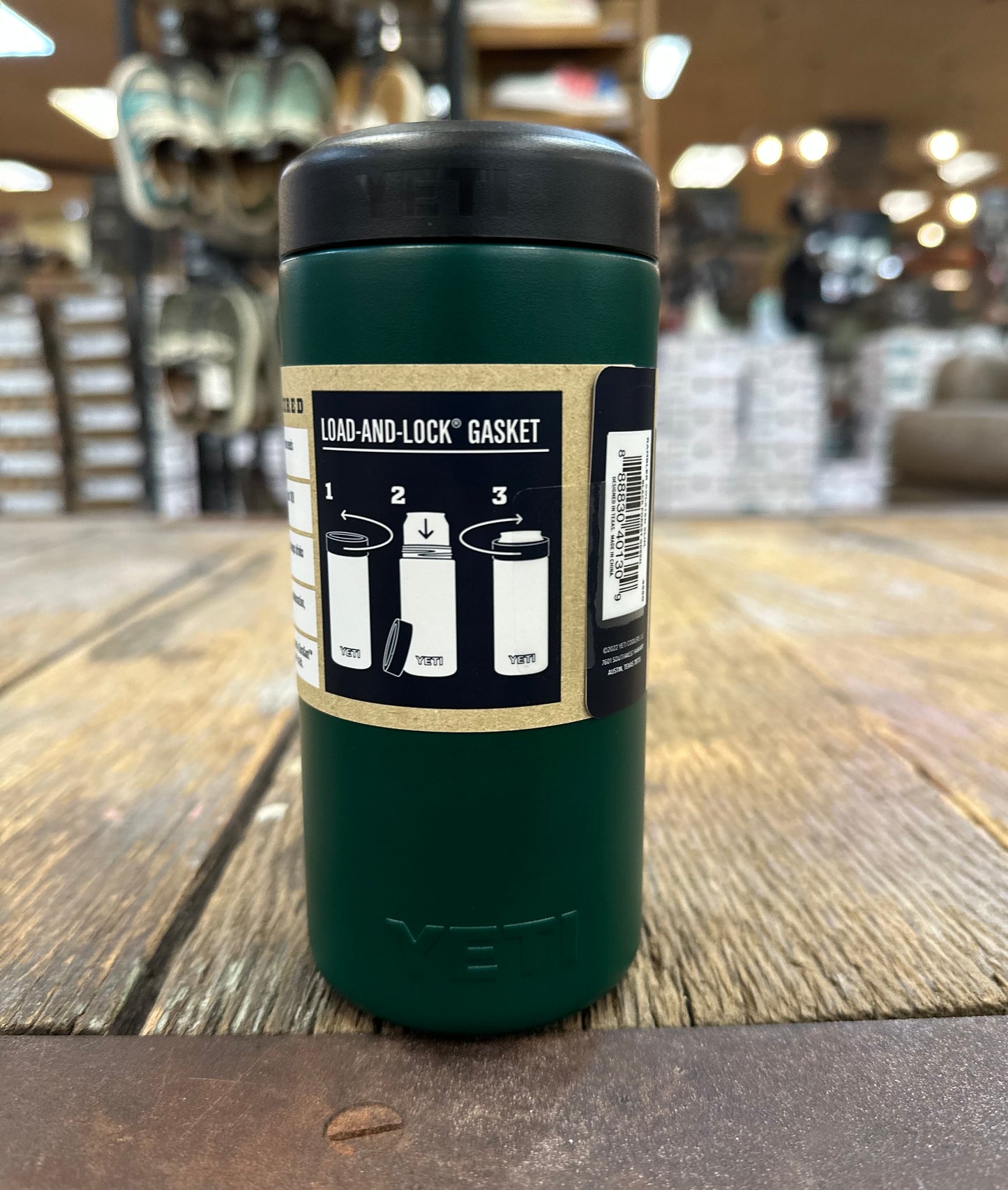 Rambler® 12oz Colster Slim Can Cooler - Black Forest Green