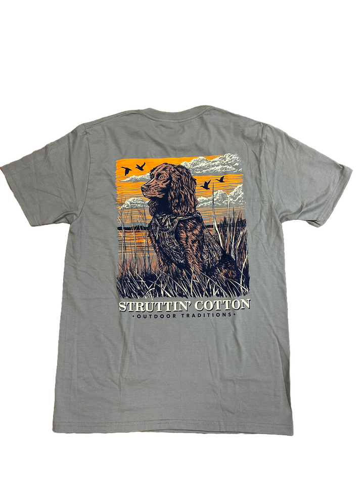 Boykin Outdoor Traditions Tee - Hurricane Grey