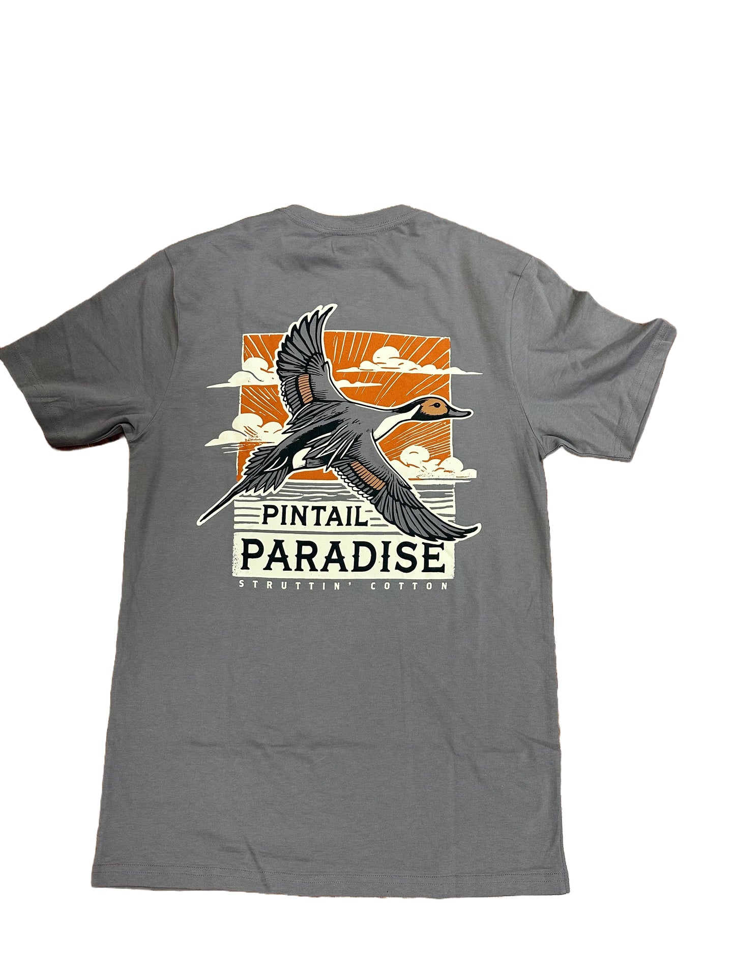 Pintail Paradise Tee - Hurricane Grey