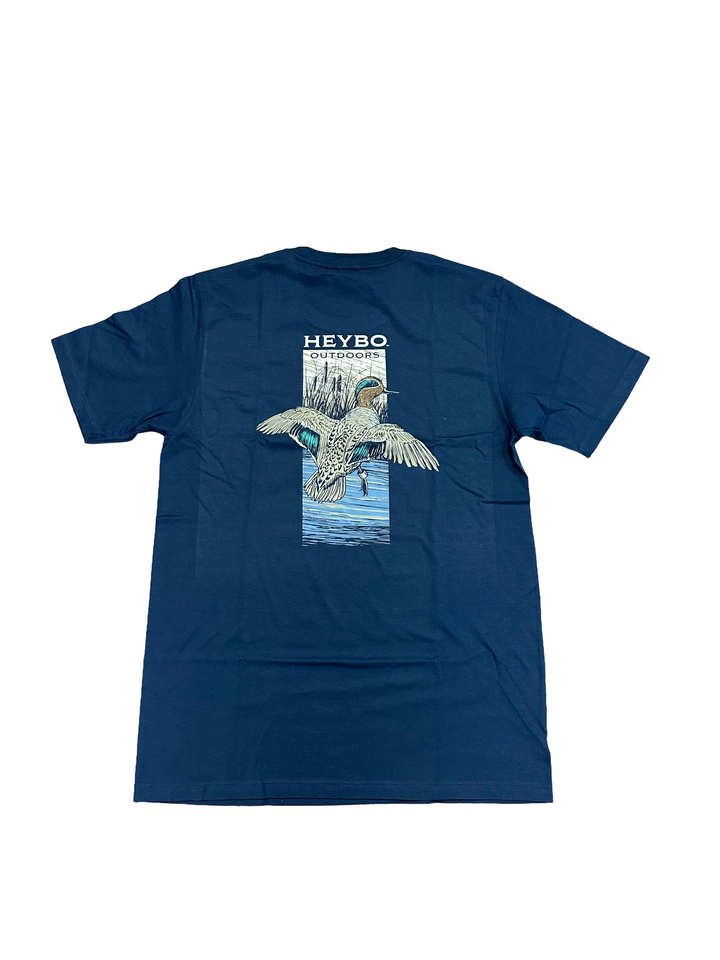 Greenwing Teal Tee - Saragasso Sea