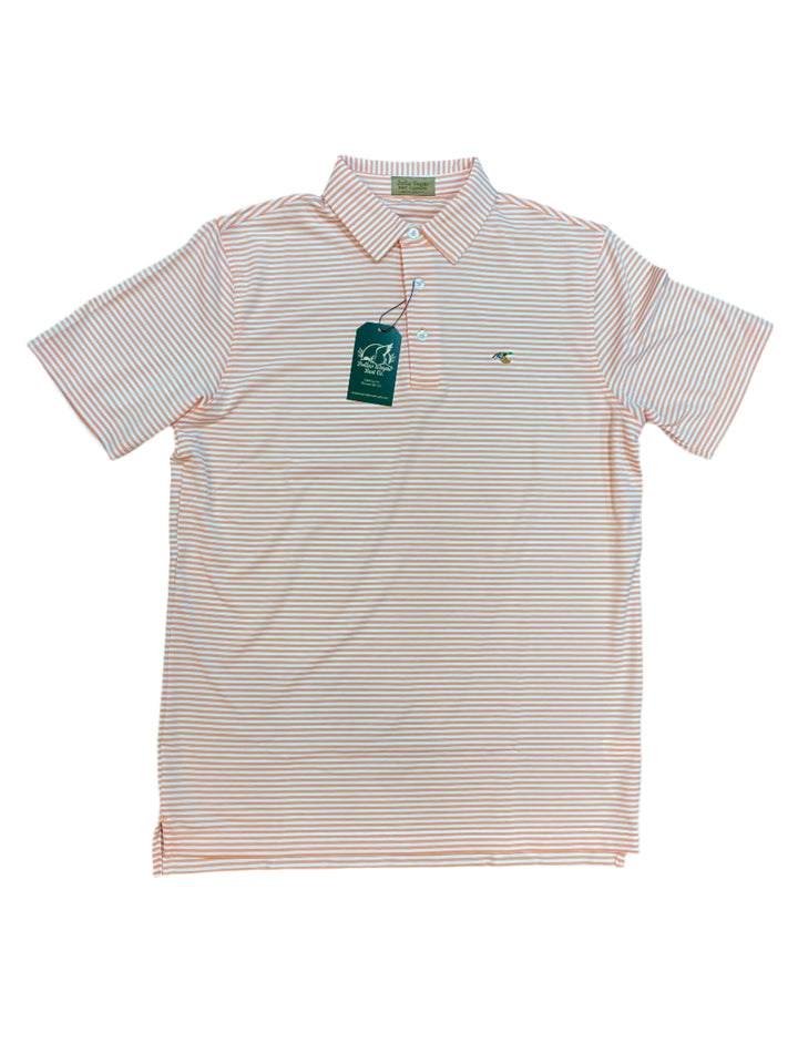 Mallard Performance Polo - Melon/White