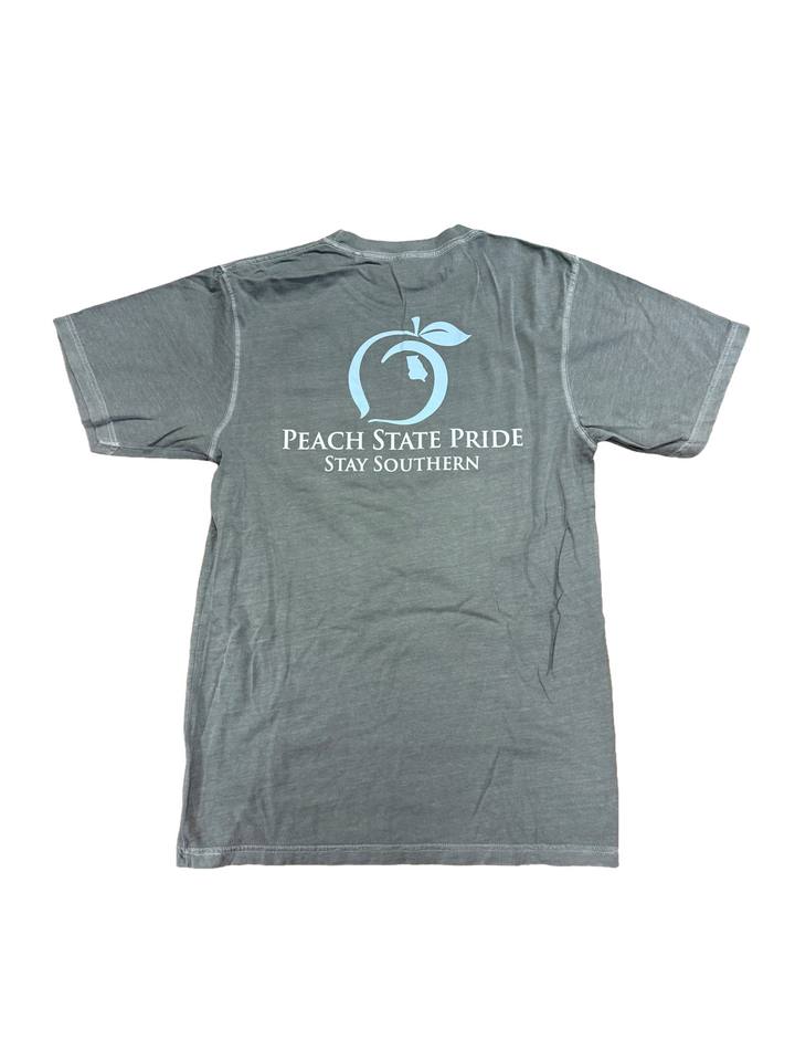 Classic Stay Southern Short Sleeve Pocket Tee - Granite