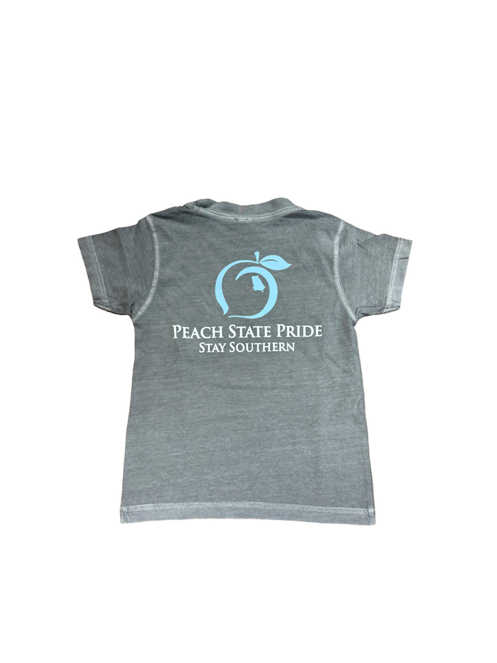 Youth Classic Stay Southern Short Sleeve Pocket Tee - Granite