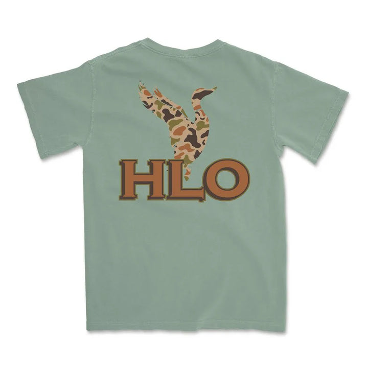 Old School Duck Pocket Tee - Bay