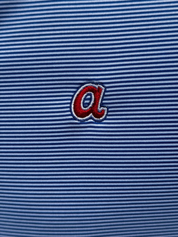 The "A" Performance Polo - Imperial & White