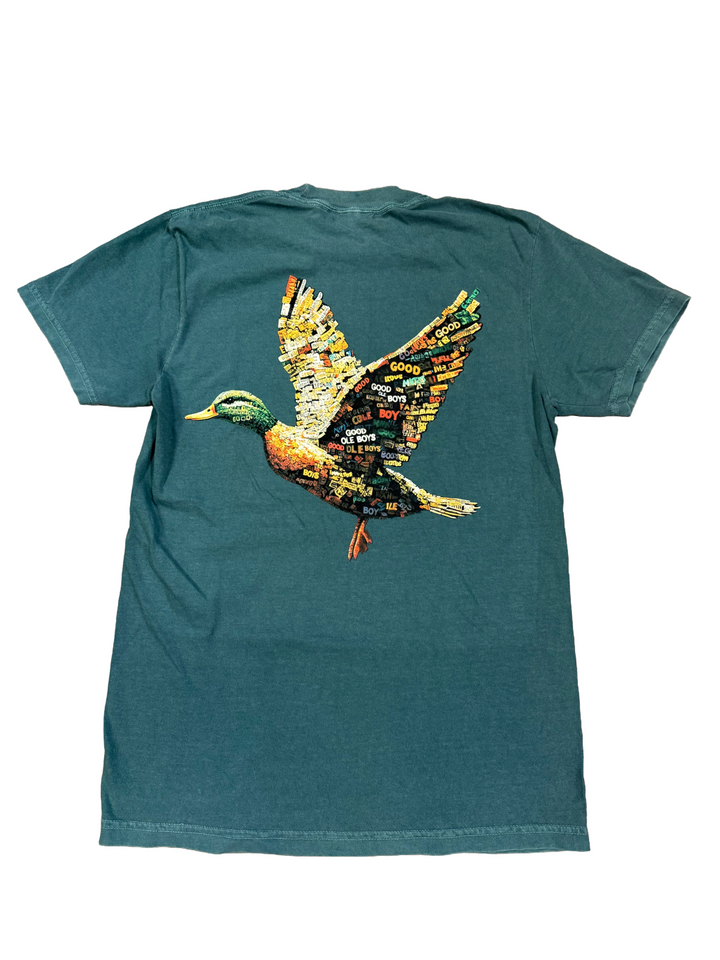 Mallard Mosaic Tee - Blue Spruce
