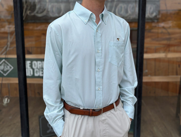 Dallas Wayne Mallard Button Up - Mint
