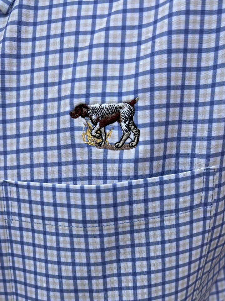 Dallas Wayne Pointer Button Up - Plum/Oyster/White