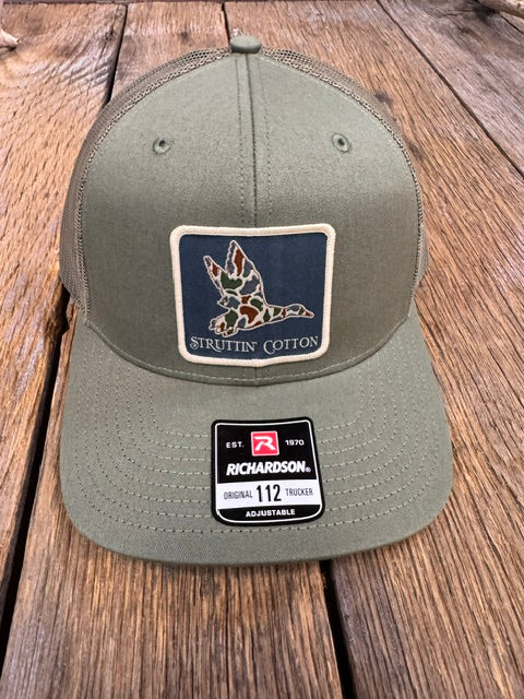 Old School Mallard Patch Hat - Loden