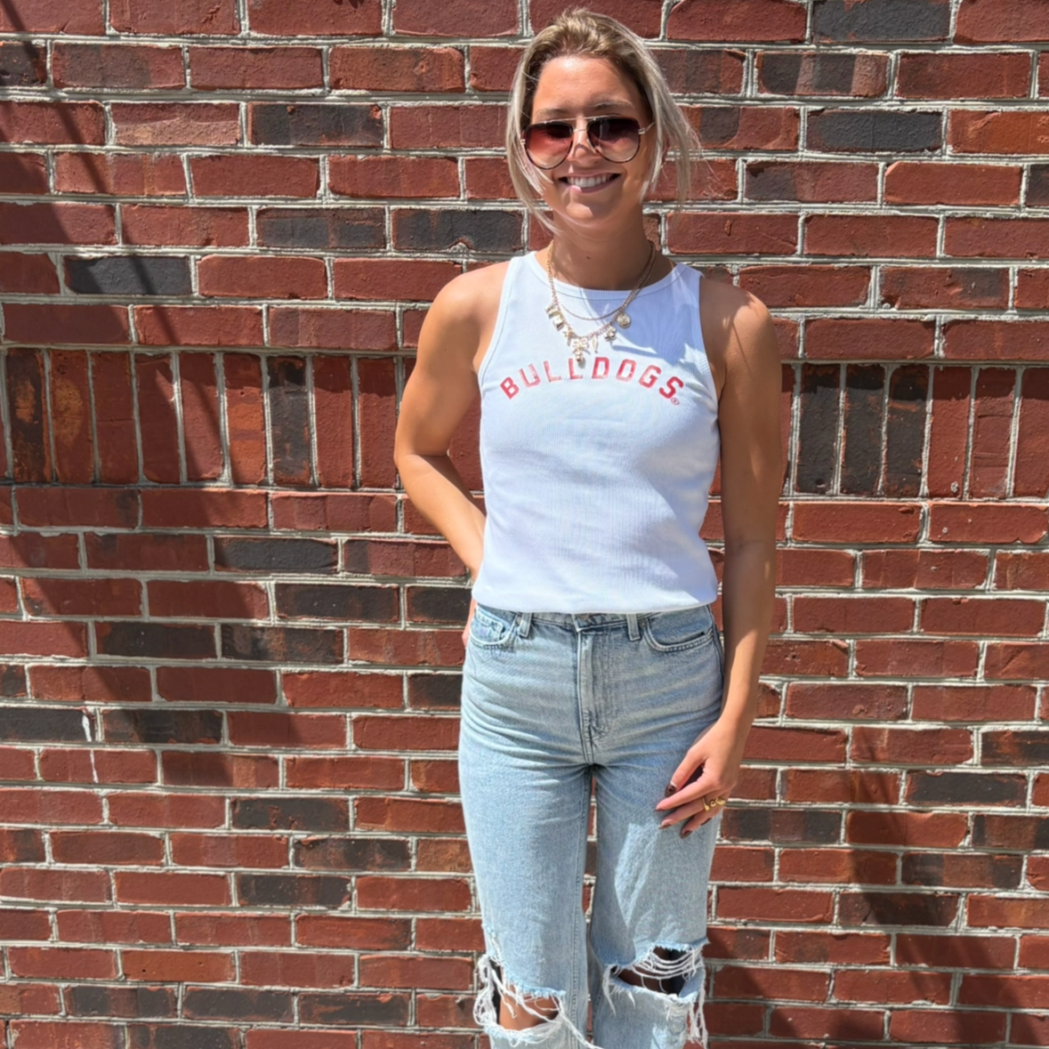 Sanford Tank - White