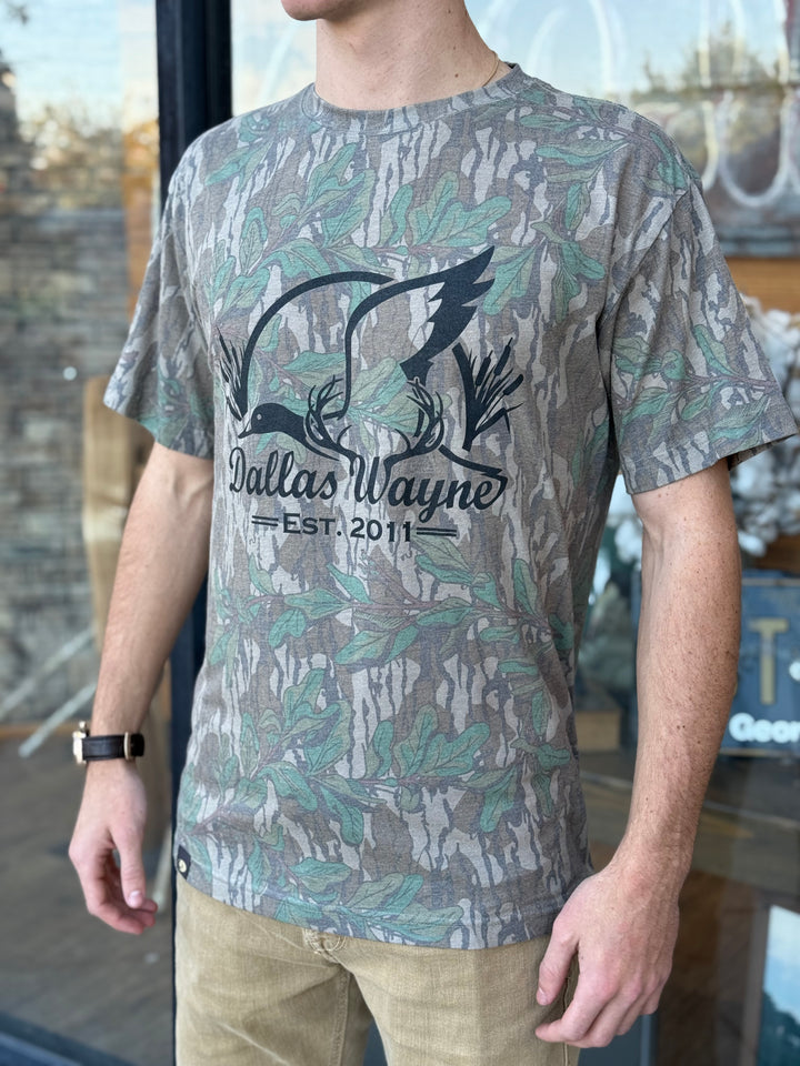 Mossy Oak Greenleaf Tee - Dallas Wayne Logo