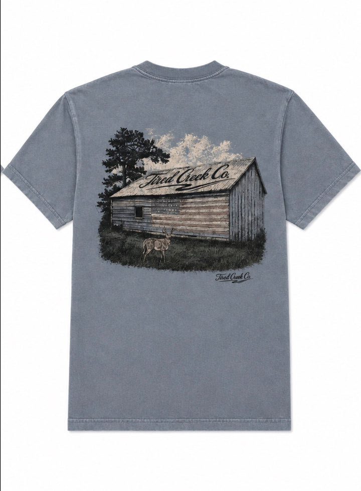 Tired Creek Heritage Barn - Denim