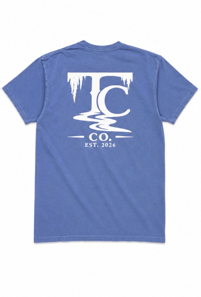 Tired Creek Logo T-Shirt - Periwinkle