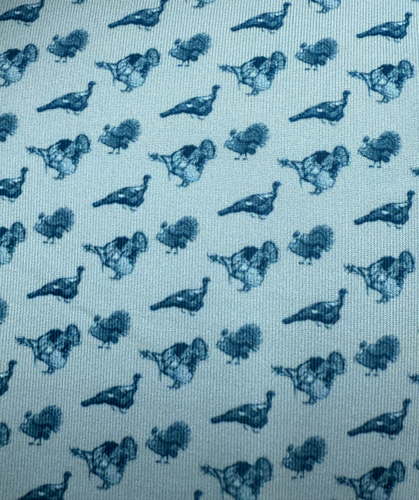 Gobblers Performance Polo - Blue Steel