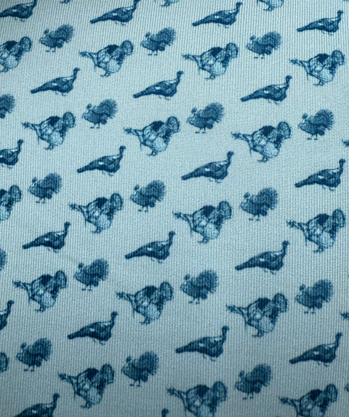 Gobblers Performance Polo - Blue Steel