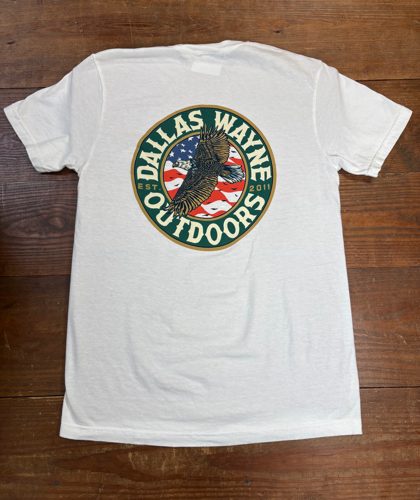 Dallas Wayne Field Tee - Freedom Flight - White