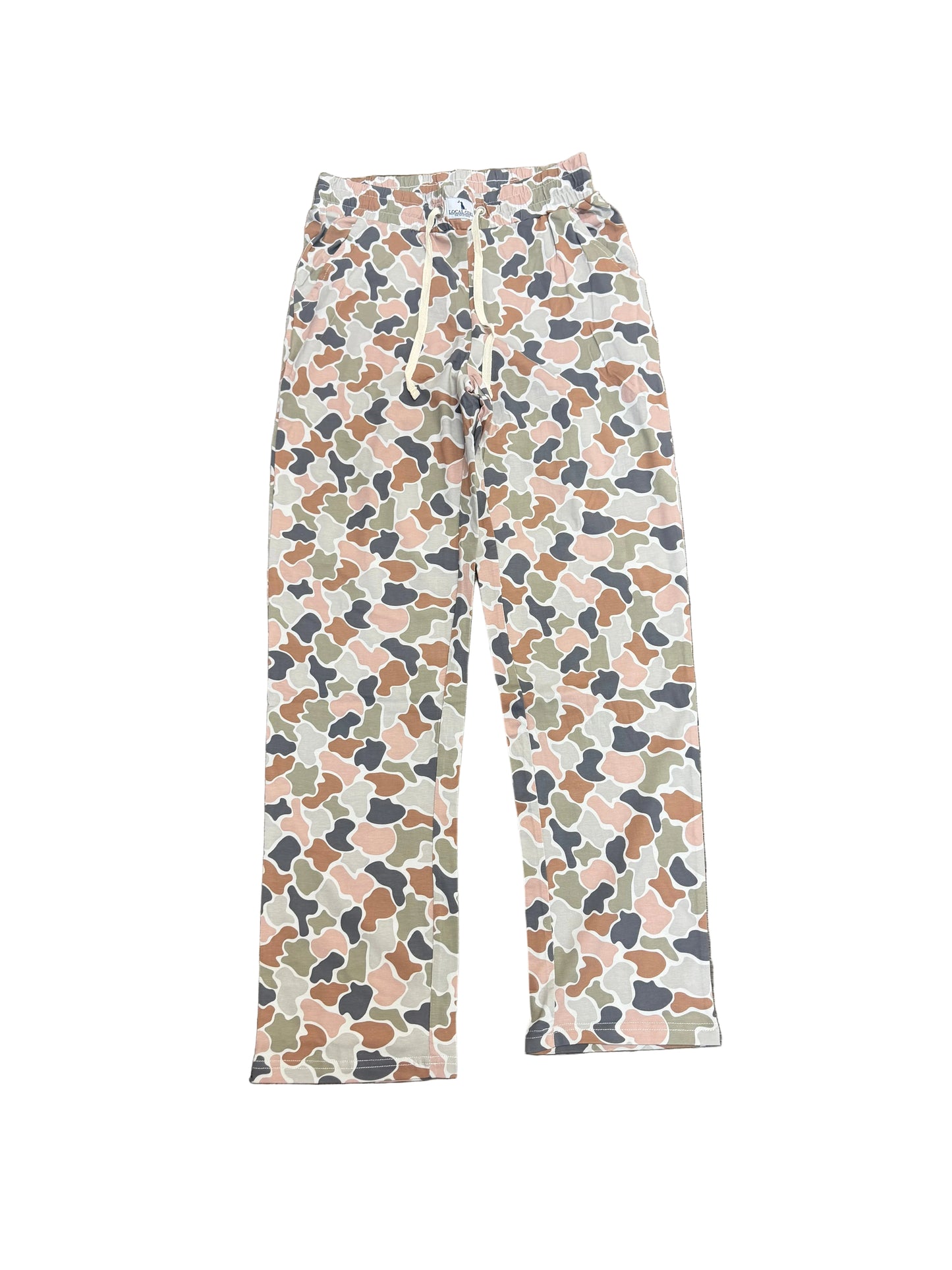 Local Girl Pajama Pants - Forest Camo Flora