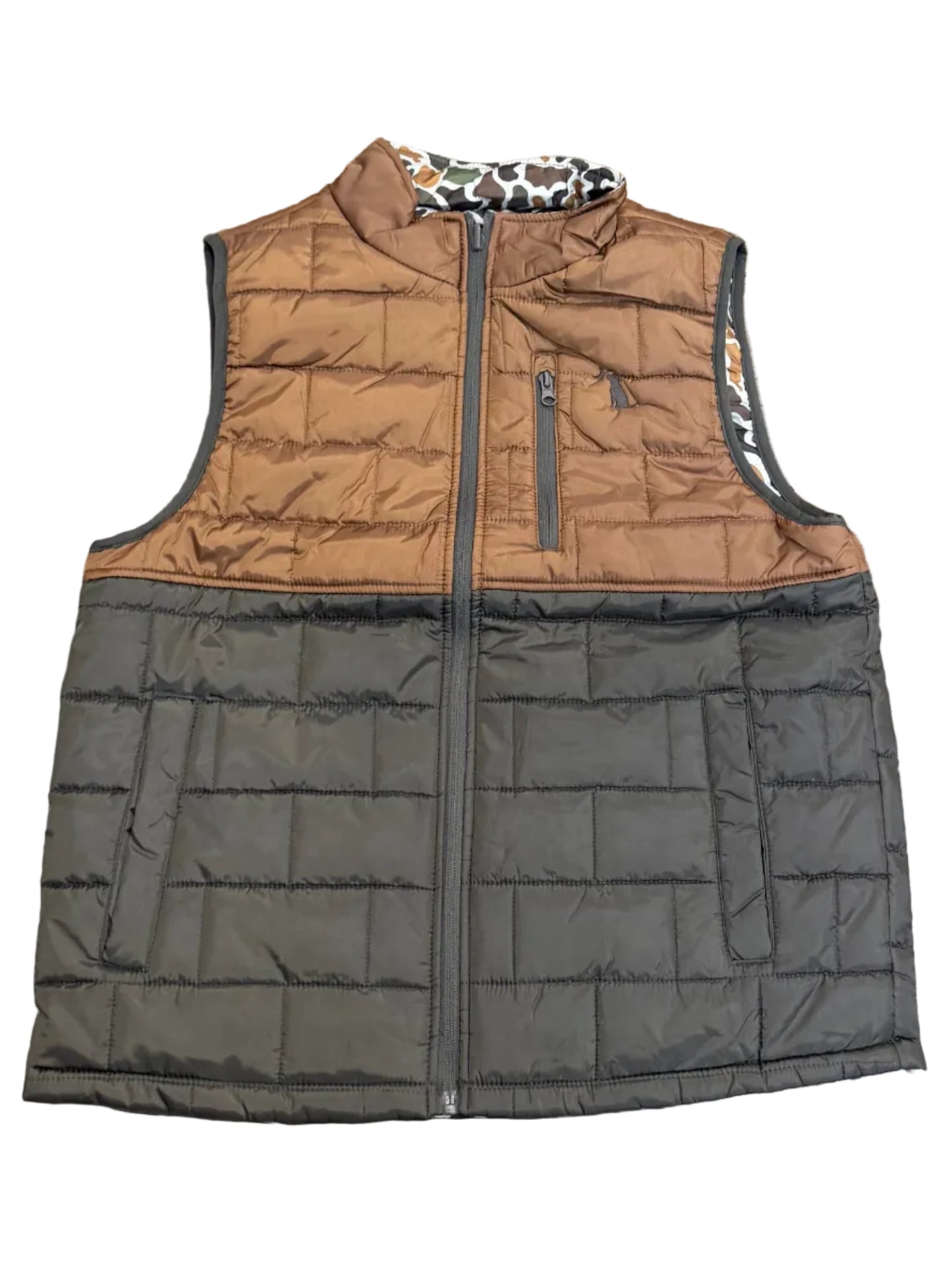 Duck Down Reversible Vest - Localflage Vintage